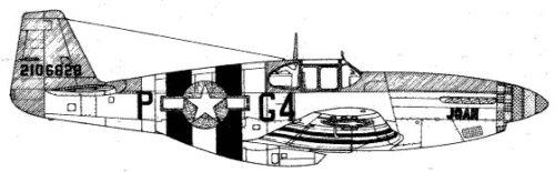 Dibujo del P51B