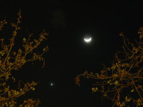 Conjunción Luna/Venus. Foto 3