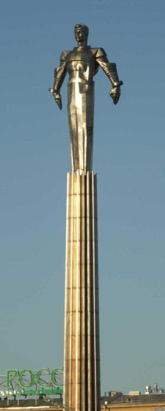Monumento a Yuri Gagarin en Moscu
