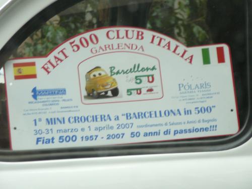 Fiat 500 - Cartel de la organización