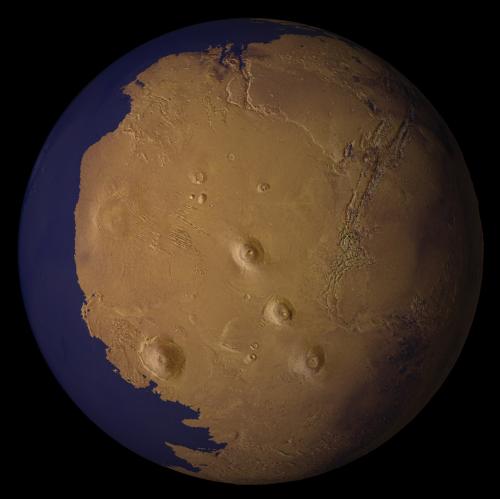 Blue Mars - Marte cubierto por un océano