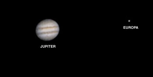 Jupiter visto desde Marte