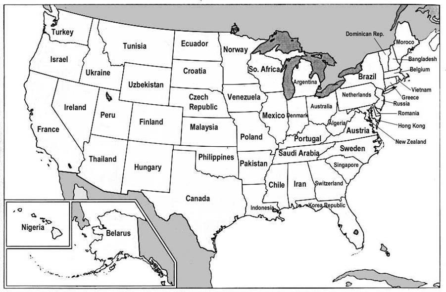 mapa politico de estados unidos spectacle