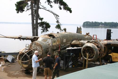 B25 salvado del agua