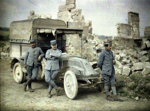 Fotografías en color de la primera guerra mundial