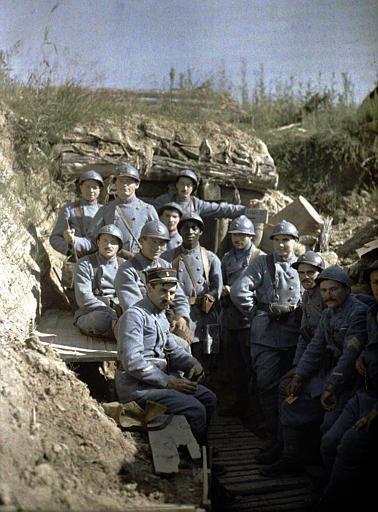 Fotografías en color de la primera guerra mundial