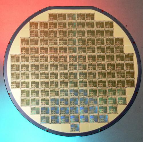 Oblea de silicio para microchips