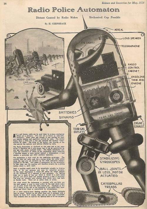 robot policia